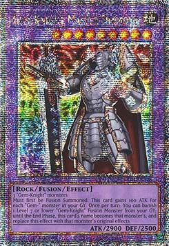Gem-Knight Master Diamond (V.2 - Quarter Century Secret Rare) - Quarter Century Stampede (Quarter Century Secret Rare) [RA04-178]