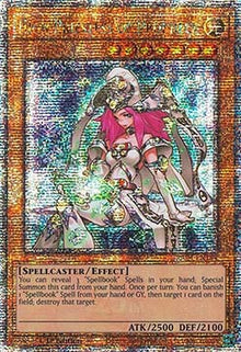 High Priestess of Prophecy (V.2 - Quarter Century Secret Rare) - Quarter Century Stampede (Quarter Century Secret Rare) [RA04-184]