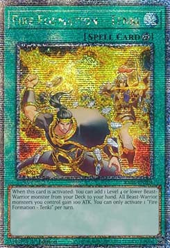 Fire Formation - Tenki (V.2 - Quarter Century Secret Rare) - Quarter Century Stampede (Quarter Century Secret Rare) [RA04-201]