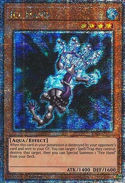 Ice Hand (V.2 - Quarter Century Secret Rare) - Quarter Century Stampede (Quarter Century Secret Rare) [RA04-225]