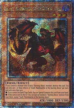 Graff, Malebranche of the Burning Abyss (V.2 - Quarter Century Secret Rare) - Quarter Century Stampede (Quarter Century Secret Rare) [RA04-234]