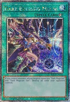 Dark Burning Magic (V.2 - Quarter Century Secret Rare) - Quarter Century Stampede (Quarter Century Secret Rare) [RA04-246]