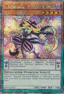 Performapal Skullcrobat Joker (V.2 - Quarter Century Secret Rare) - Quarter Century Stampede (Quarter Century Secret Rare) [RA04-257]
