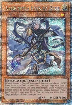 Sage with Eyes of Blue (V.2 - Quarter Century Secret Rare) - Quarter Century Stampede (Quarter Century Secret Rare) [RA04-266]
