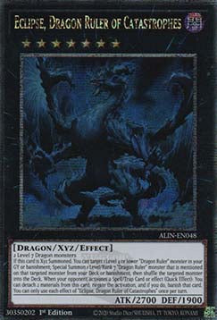 Eclipse, Dragon Ruler of Catastrophes (V.2 - Quarter Century Secret Rare) - Alliance Insight (Quarter Century Secret Rare) [ALIN-048]