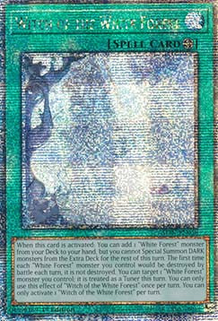 Witch of the White Forest (V.2 - Quarter Century Secret Rare) - Alliance Insight (Quarter Century Secret Rare) [ALIN-058]