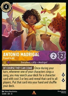 Antonio Madrigal - Friend to All - Reign of Jafar (Rare) [8JAF-5]