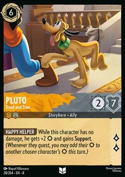 Pluto - Tried and True - Reign of Jafar (Uncommon) [8JAF-28]