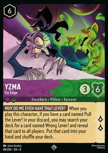 Yzma - On Edge - Reign of Jafar (Super Rare) [8JAF-68]