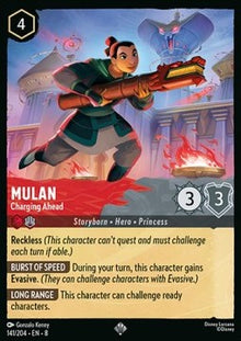 Mulan - Charging Ahead - Reign of Jafar (Super Rare) [8JAF-141]