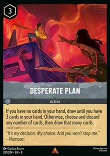 Desperate Plan (V.1) - Reign of Jafar (Rare) [8JAF-201]