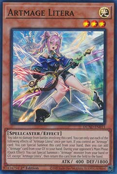 Artmage Litera - Duelist’s Advance (Super Rare) [DUAD-011]