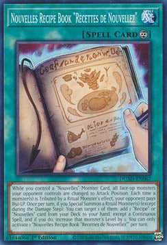 Nouvelles Recipe Book "Recettes de Nouvellez" - Duelist’s Advance (Common) [DUAD-067]