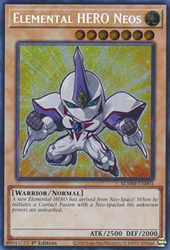 Elemental HERO Neos (V.1 - Secret Rare) - Battles of Legend: Monster Mayhem (Secret Rare) [BLMM-003]
