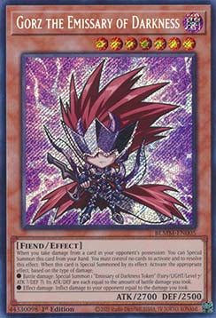 Gorz the Emissary of Darkness (V.1 - Secret Rare) - Battles of Legend: Monster Mayhem (Secret Rare) [BLMM-005]
