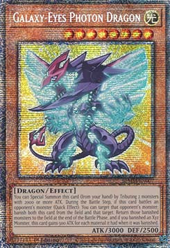 Galaxy-Eyes Photon Dragon (V.2 - Starlight Rare) - Battles of Legend: Monster Mayhem (Starlight Rare) [BLMM-007]