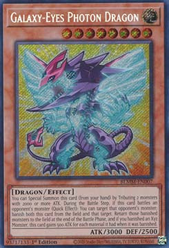 Galaxy-Eyes Photon Dragon (V.1 - Secret Rare) - Battles of Legend: Monster Mayhem (Secret Rare) [BLMM-007]