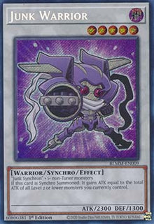 Junk Warrior (V.1 - Secret Rare) - Battles of Legend: Monster Mayhem (Secret Rare) [BLMM-009]