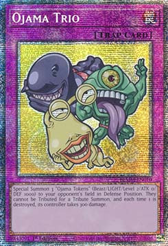 Ojama Trio (V.2 - Starlight Rare) - Battles of Legend: Monster Mayhem (Starlight Rare) [BLMM-010]