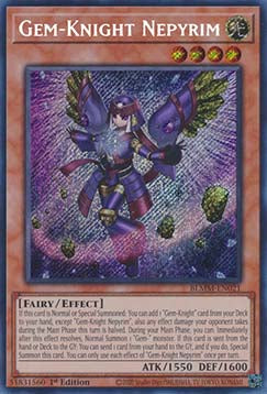 Gem-Knight Nepyrim (V.1 - Secret Rare) - Battles of Legend: Monster Mayhem (Secret Rare) [BLMM-021]