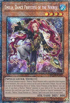 Emilia, Dance Priestess of the Nekroz (V.2 - Starlight Rare) - Battles of Legend: Monster Mayhem (Starlight Rare) [BLMM-025]