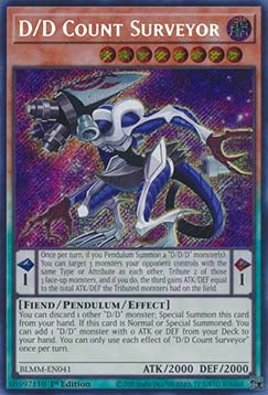 D/D Count Surveyor - Battles of Legend: Monster Mayhem (Secret Rare) [BLMM-041]