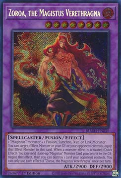 Zoroa, the Magistus Verethragna - Battles of Legend: Monster Mayhem (Secret Rare) [BLMM-045]