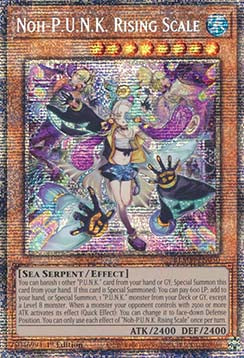Noh-P.U.N.K. Rising Scale (V.2 - Starlight Rare) - Battles of Legend: Monster Mayhem (Starlight Rare) [BLMM-050]