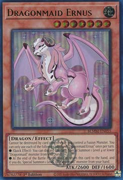 Dragonmaid Ernus - Battles of Legend: Monster Mayhem (Ultra Rare) [BLMM-055]