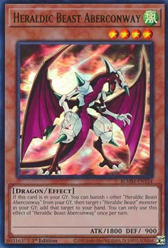Heraldic Beast Aberconway - Battles of Legend: Monster Mayhem (Ultra Rare) [BLMM-114]