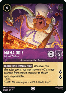 Mama Odie - Voice of Wisdom - Fabled (Uncommon) [9FAB-57]