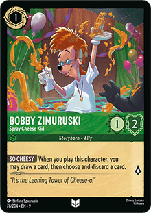 Bobby Zimuruski - Spray Cheese Kid - Fabled (Uncommon) [9FAB-78]