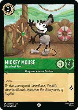 Mickey Mouse - Steamboat Pilot (V.1) - Fabled (Common) [9FAB-80]