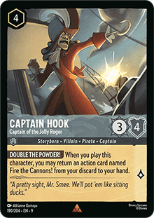 Captain Hook - Captain of the Jolly Roger - Fabled (Rare) [9FAB-190]