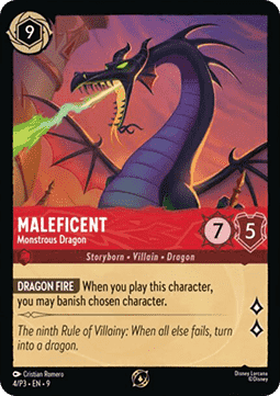 Maleficent - Monstrous Dragon (V.1) - Promos Year 3 (Promo) [PR3-4]