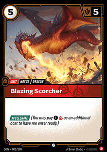 Blazing Scorcher - Origins (Common) [OGN-001]