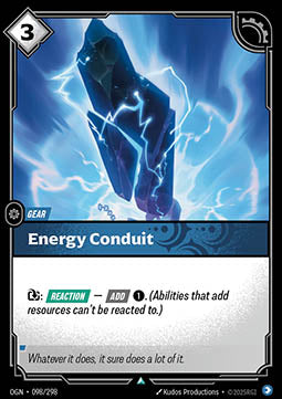 Energy Conduit - Origins (Uncommon) [OGN-098]