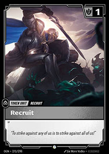 Recruit (V.1 - Common) - Origins (Common) [OGN-271]