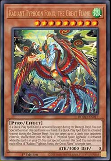 Radiant Typhoon Fonix, the Great Flame (V.1 - Ultra Rare) - Doom of Dimensions (Ultra Rare) [DOOD-017]