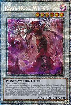 Rage Rose Witch (V.2 - Starlight Rare) - Doom of Dimensions (Starlight Rare) [DOOD-040]