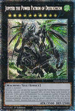 Jupiter the Power Patron of Destruction (V.2 - Starlight Rare) - Doom of Dimensions (Starlight Rare) [DOOD-044]
