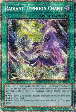 Radiant Typhoon Chant (V.2 - Starlight Rare) - Doom of Dimensions (Starlight Rare) [DOOD-061]