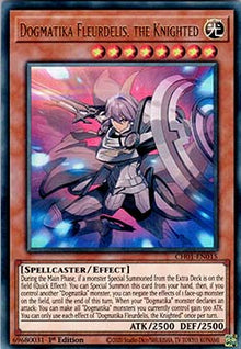 Dogmatika Fleurdelis, the Knighted (V.1 - Ultra Rare) - THE CHRONICLES DECK: The Fallen & The Virtuous (All-Foil Edition) (Ultra Rare) [CH01-015]