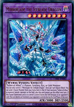 Mirrorjade the Iceblade Dragon - THE CHRONICLES DECK: The Fallen & The Virtuous (All-Foil Edition) (Ultra Rare) [CH01-042]