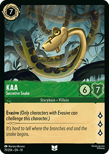 Kaa - Secretive Snake (V.1) - Whispers in the Well (Uncommon) [10WHI-079]