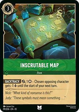 Inscrutable Map - Whispers in the Well (Uncommon) [10WHI-099]