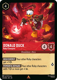 Donald Duck - Ruby Champion - Whispers in the Well (Rare) [10WHI-121]