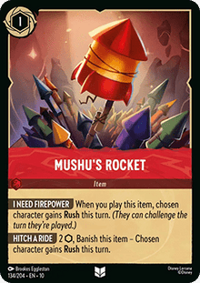 Mushu's Rocket - Whispers in the Well (Uncommon) [10WHI-134]