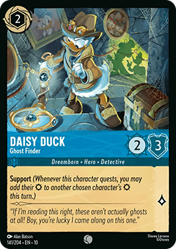 Daisy Duck - Ghost Finder (V.1) - Whispers in the Well (Common) [10WHI-141]