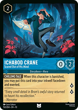 Ichabod Crane - Scared Out of His Mind - Whispers in the Well (Uncommon) [10WHI-152]